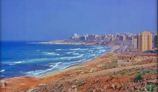 بيروت  الرملة البيضا سنة 1970 